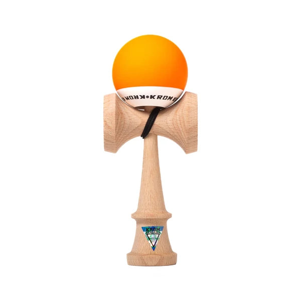 Kendama KROM POP Rubber Portocalie